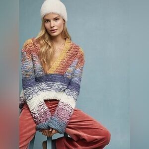 Anthropologie Sleeping On Snow Alpine Sweater Size XS